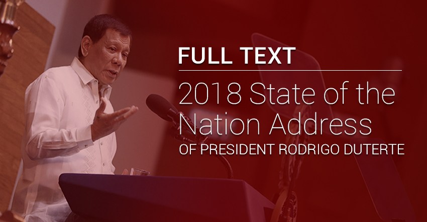 SONA 2018
